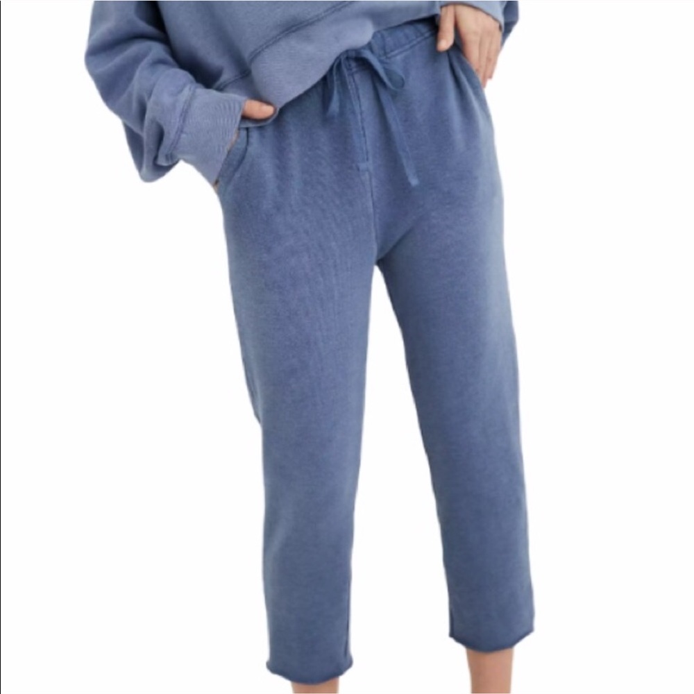 Aerie Sandy Fleece Cropped Sweatpants XS